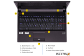SANTIA Clevo P150SMA Portable Clevo P150SMA format 15.6"