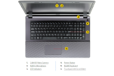 SANTIA Clevo W671SZQ Ordinateur Clevo W671SZQ1