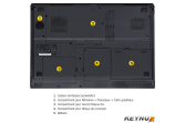 SANTIA Clevo P170SMA Ordinateur portable Clevo P170SMA sans OS