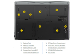 SANTIA Clevo P177SM Ordinateur portable Clevo P177SM sans OS