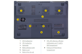 SANTIA Serveur Rack Ordinateur portable Clevo P370SMA sans OS