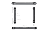 SANTIA Serveur Rack Tablette 10 pouces incassable, antichoc, étanche, écran tactile, très grande autonomie, durcie, militarisée IP65  - KX-10Q