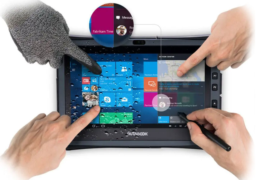 SANTIA - Tablette Durabook U11I ST - tablette durcie militarisée incassable étanche MIL-STD 810H IP66 SANTIA - Tablette Durabook U11I ST - tablette durcie militarisée incassable étanche MIL-STD 810H IP66