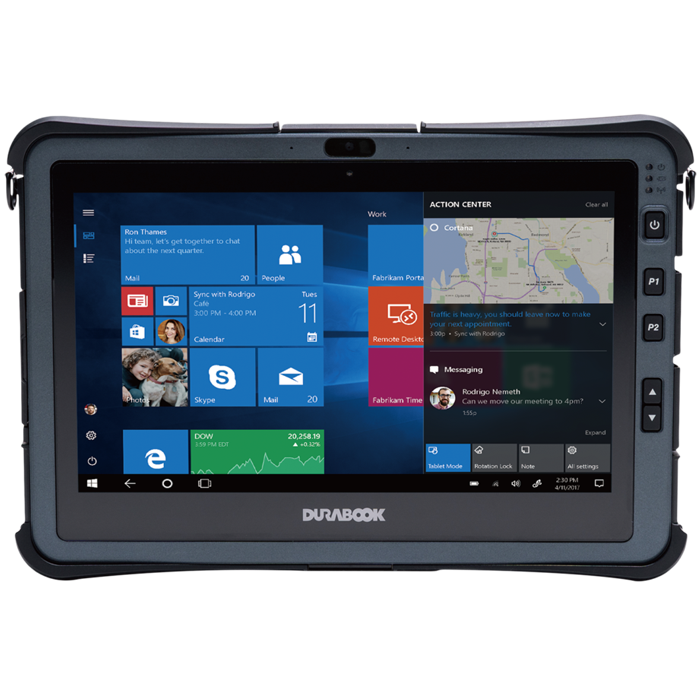 SANTIA - Tablette Durabook U11I ST - tablette durcie militarisée incassable étanche MIL-STD 810H IP66 SANTIA - Tablette Durabook U11I ST - tablette durcie militarisée incassable étanche MIL-STD 810H IP66