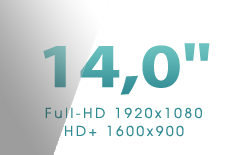 SANTIA - CLEVO W840SU - Ecran de très haute qualité zéro pixel défectueux
