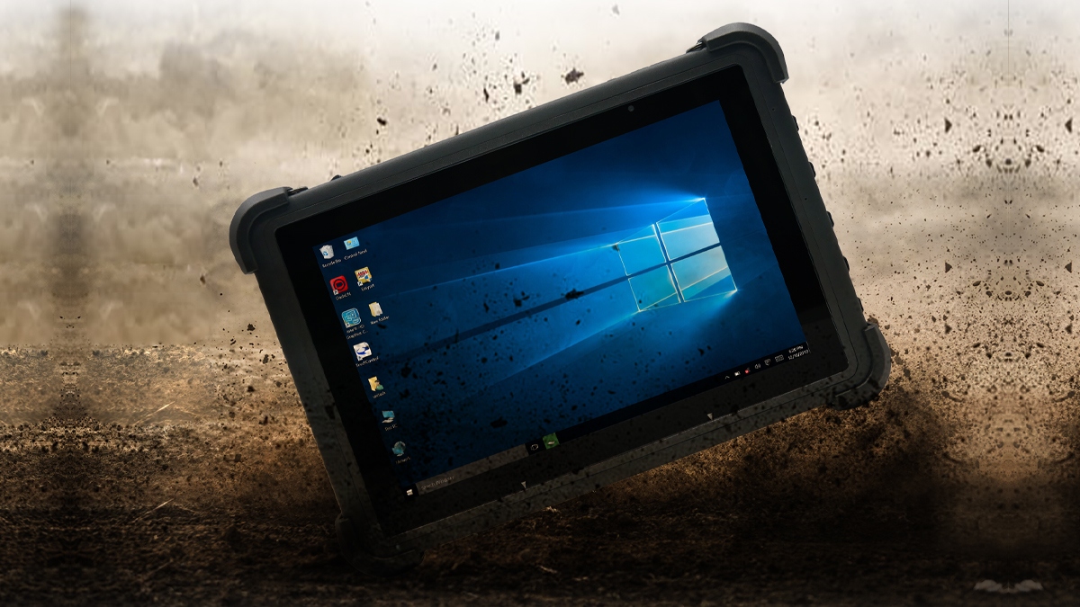 SANTIA - Tablette KX-12R - tablettes tactiles très solides, incassables militarisés étanches - Compatibilité normes MIL et IP