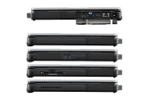 SANTIA Serveur Rack PC portable durci IP53 Toughbook 55 (FZ55) 14.0" - Vues de droite et de gauche (baie média modulaire)