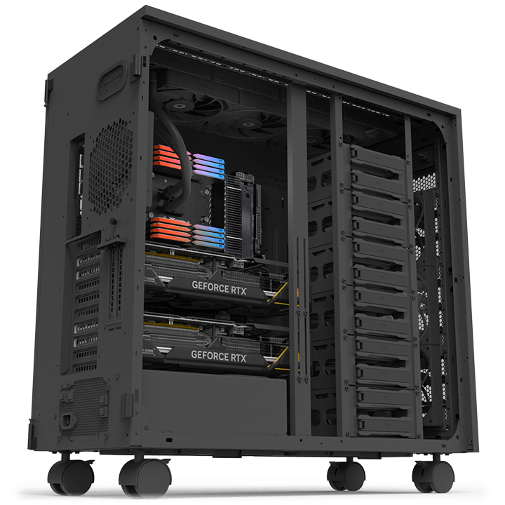 SANTIA Forensic RZ7 Assembleur français PC station de travail haut de gamme - Boîtier Forensic