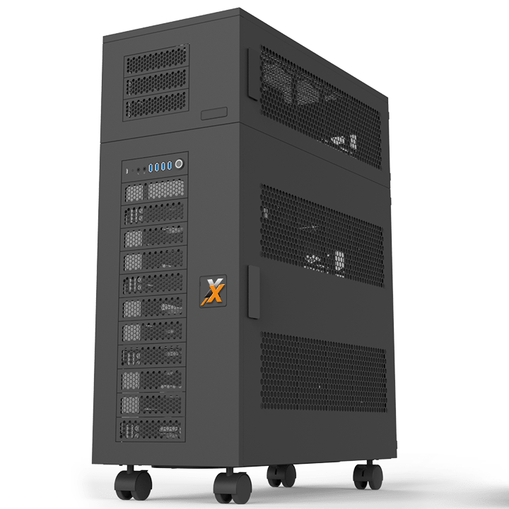 SANTIA Forensic RZ7 PC fixe, PC industriel, ordinateur compatible Ubuntu, Debian, Fedora, Mint, Windows - Boîtier Forensic